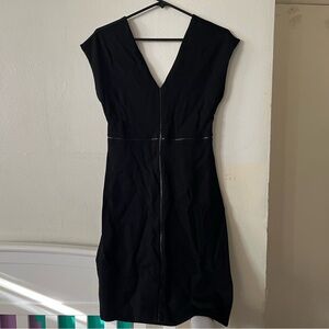 Express Black Backless Dress